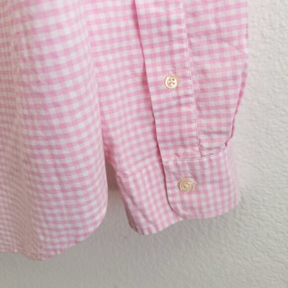 Polo Ralph Lauren Pink Gingham Classic Fit Button Down Shirt XL - Picture 5 of 8
